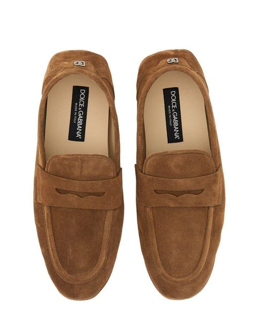 Dolce & Gabbana Brown Loavers for men