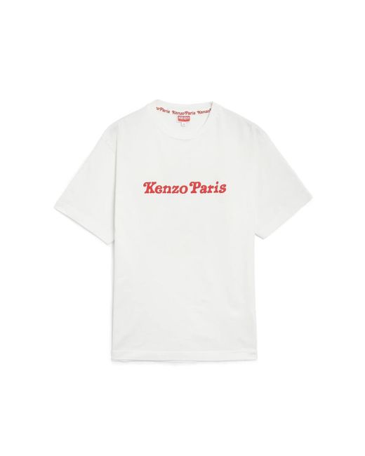 KENZO White Verdy Collection Oversize Tshirt for men