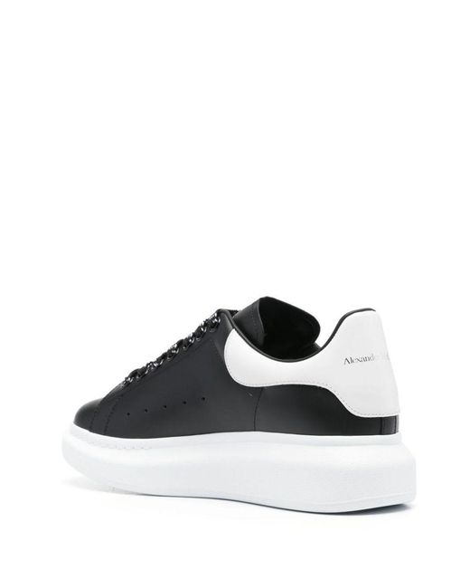 Alexander McQueen Black Premium Leather Sneakers For for men