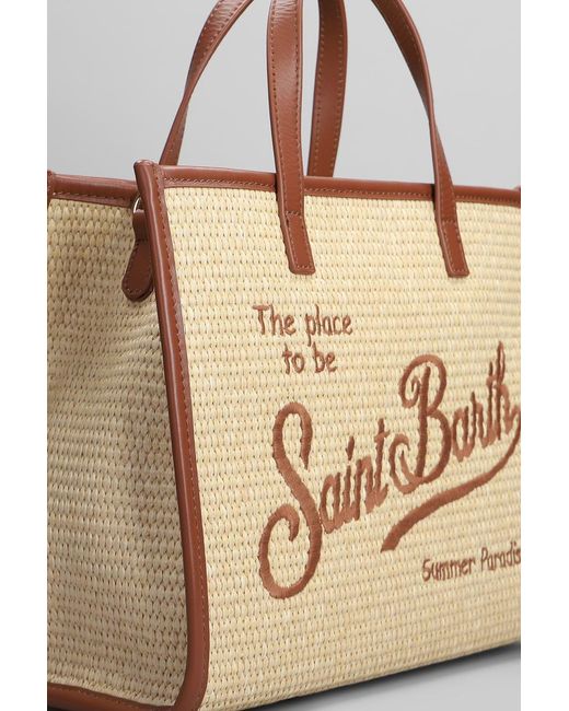 Mc2 Saint Barth Natural Vivian Mid Straw Tote