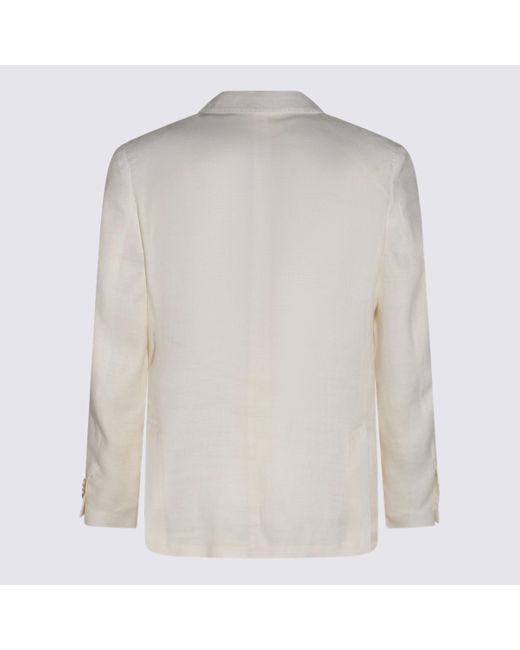 Lardini White Blazer for men