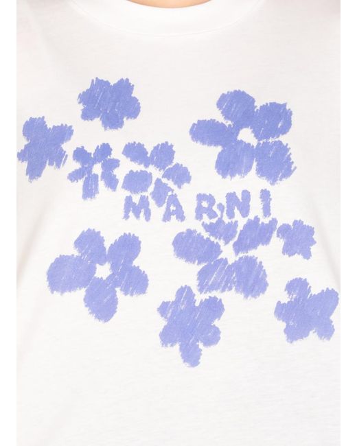 Marni Blue T-Shirts And Polos