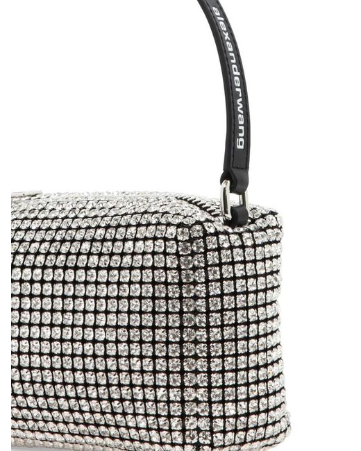 Alexander Wang White Heiress Medium Pouch