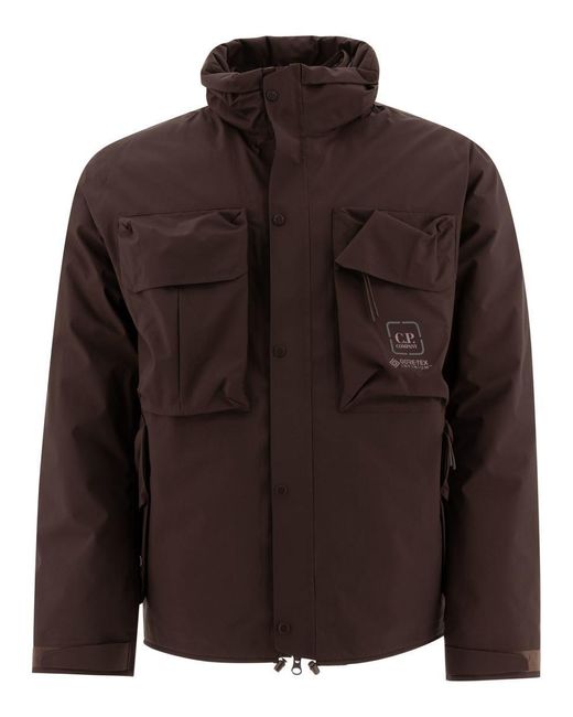 C P Company Brown "The Metropolis Series Gore-Tex Infinium" Jacket for men