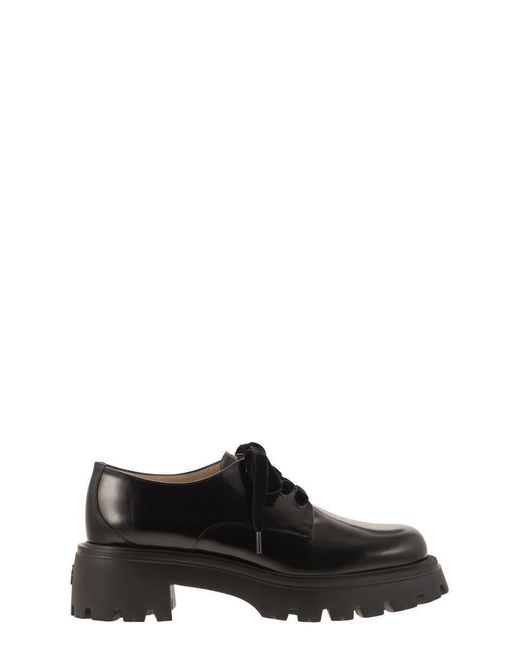 Stuart Weitzman Black Emerson Derby