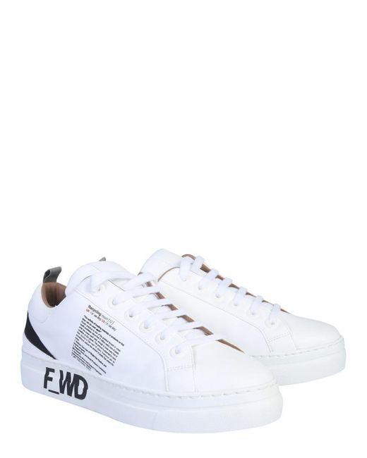 FWRD White Ecoleather Sneaker