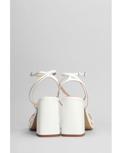Lola Cruz White Angela 85 Sandals