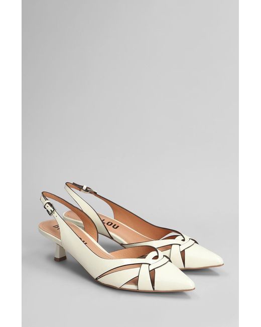 Bibi Lou White Nolia 45 Pumps
