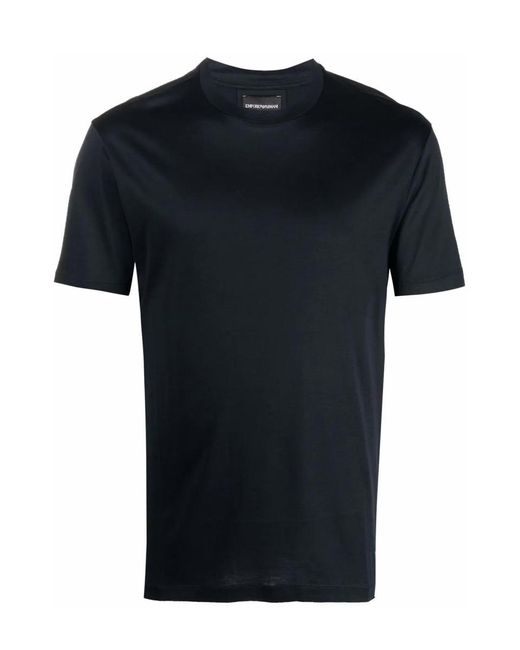 Emporio Armani Black T-Shirts And Polos for men