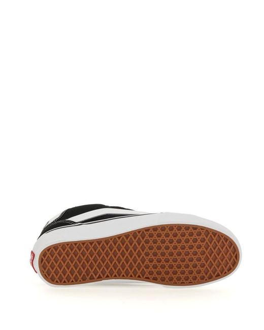 Vans White "Knu Mid" Sneaker for men