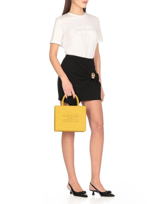 Elisabetta Franchi White Cotton T-Shirt