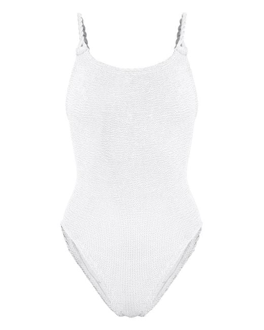 Hunza G White Camille Swim