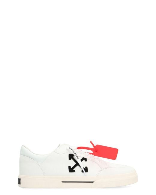 Off-White c/o Virgil Abloh Red Vulcanized Low-Top Sneakers for men