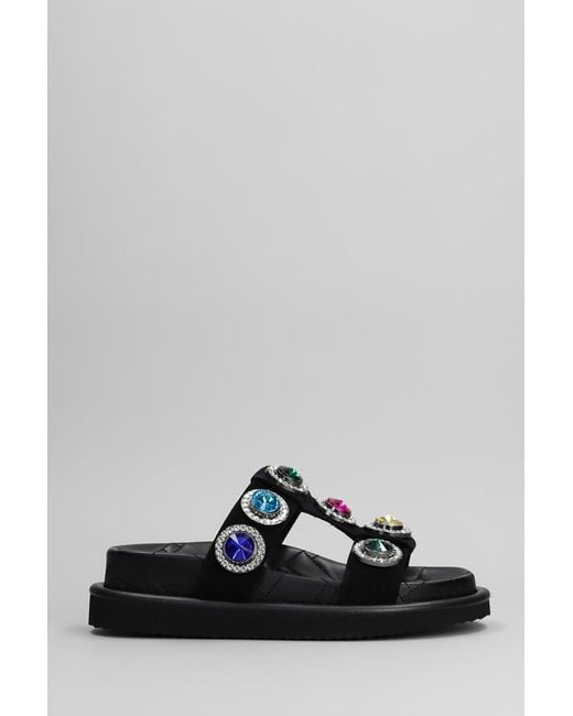 Kurt Geiger Black Orson Flats