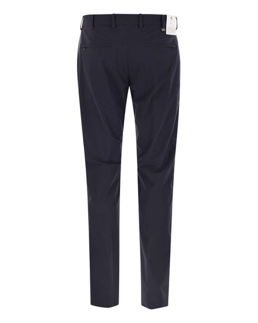 PT Torino Blue 'Epsilon' Trousers for men