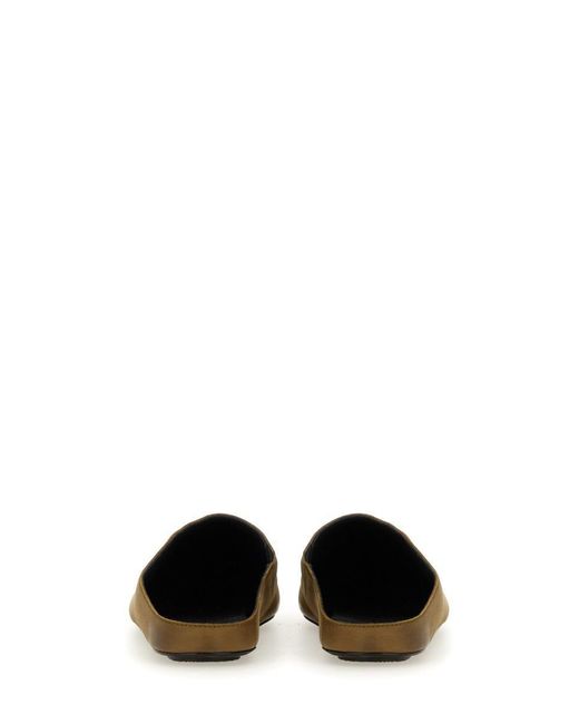 Uma Wang Brown Slipper "Ballet"