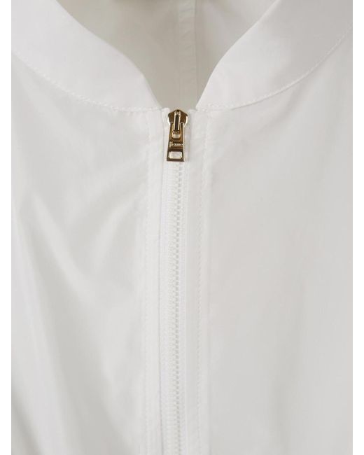 Herno White Technical Knit Jacket