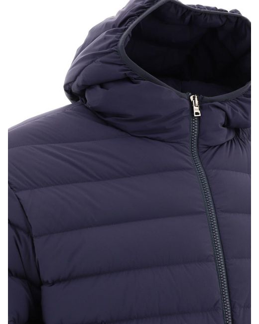 Herno Blue "Resort" Packable Down Jacket for men