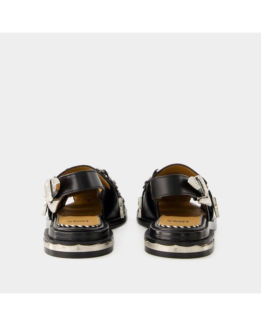 Toga Black Aj1312 Sandals