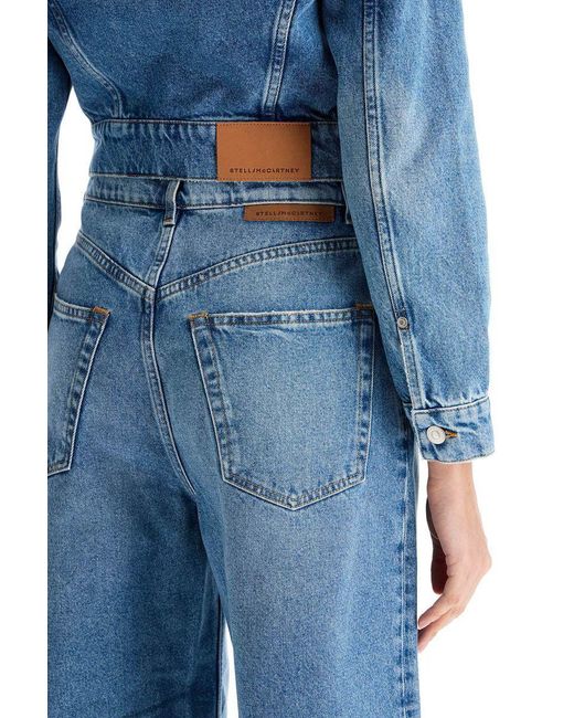 Stella McCartney Blue Denim Cotton Bermuda Shorts