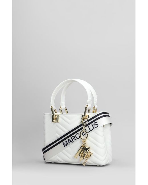 Marc Ellis White Flat Krissy S Wave Shoulder Bag