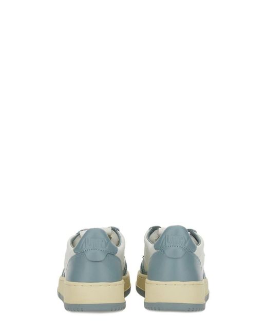 Autry Blue "Medalist Low" Sneaker