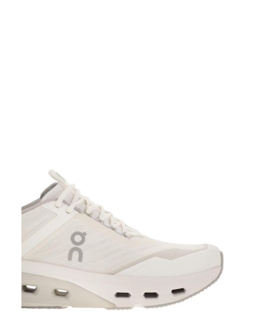 On Shoes White Cloudnova X for men