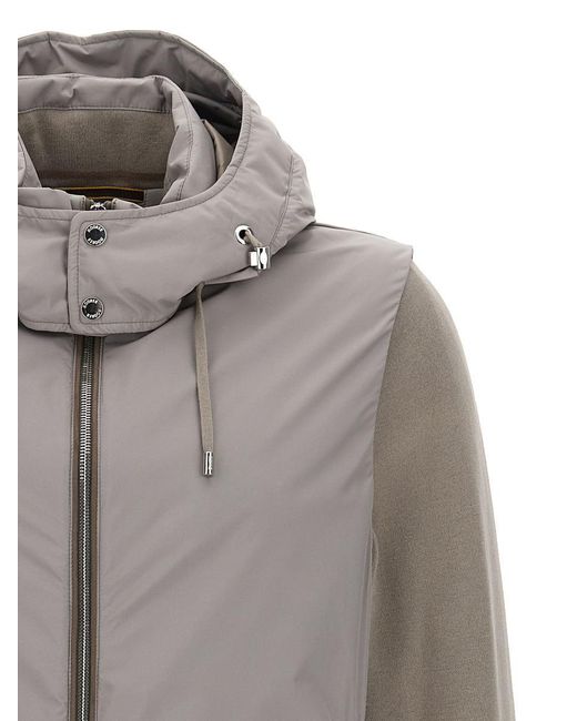 Moorer Gray 'Evan-Stp' Jacket for men