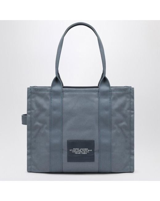 Marc Jacobs Blue Large Shadow Canvas Tote Bag