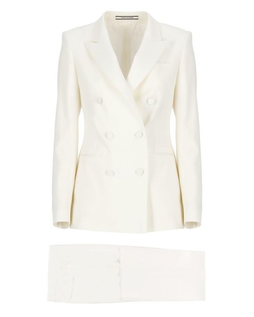 Tagliatore White S-Parigi Two-Piece Suit