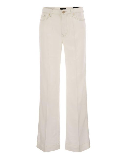 7 For All Mankind White Modern Dojo Tailorless