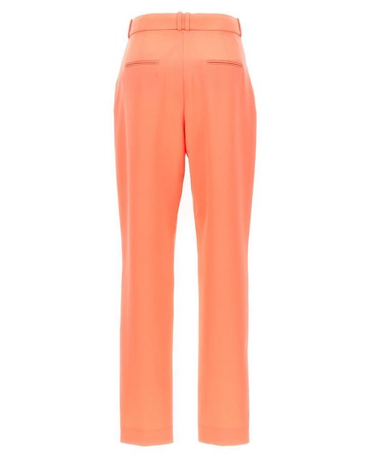 Balmain Orange Pants With Side Slits