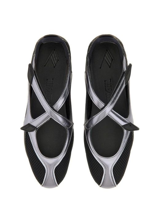 The Attico Black Ballerina Flat "Floor 1"