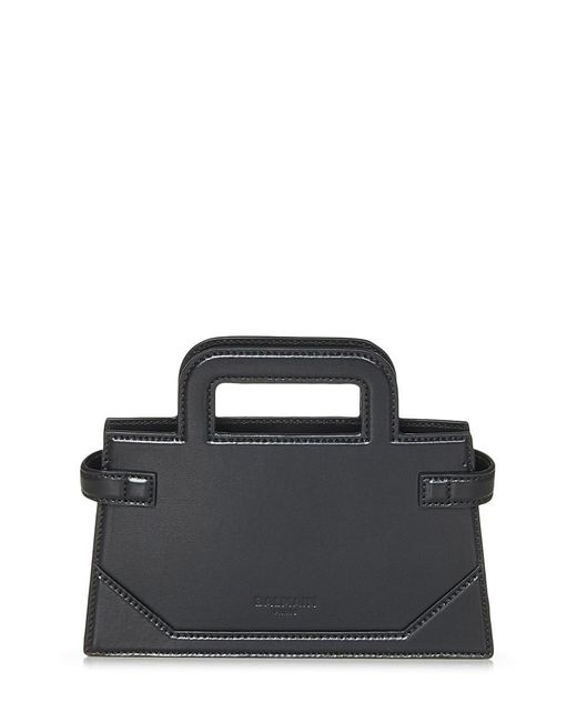 Balmain Black Small B-Buzz Top Handle Tote