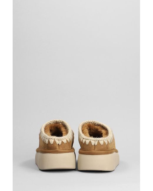 Mou Gray Bounce Clog Slipper-Mule
