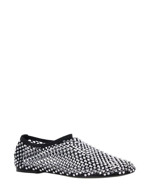 Strategia White Ballerine Rete Strass