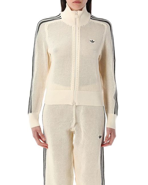 adidas Originals Originals Premium Crochet Track Top in