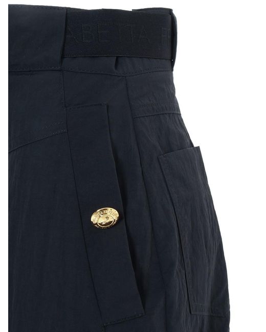 Elisabetta Franchi Blue Pants