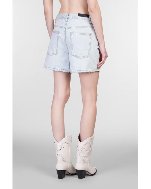 IRO Blue Sascha Shorts