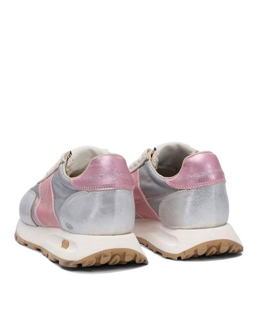 Philippe Model Pink Sneakers & Slip-On