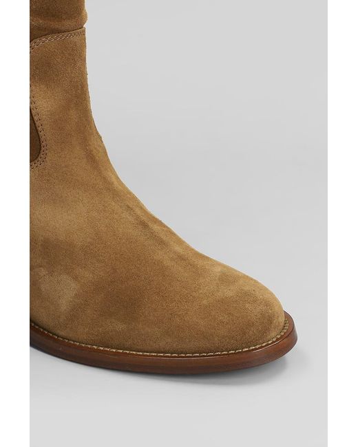 Via Roma 15 Brown Ankle Boots Inside Wedge