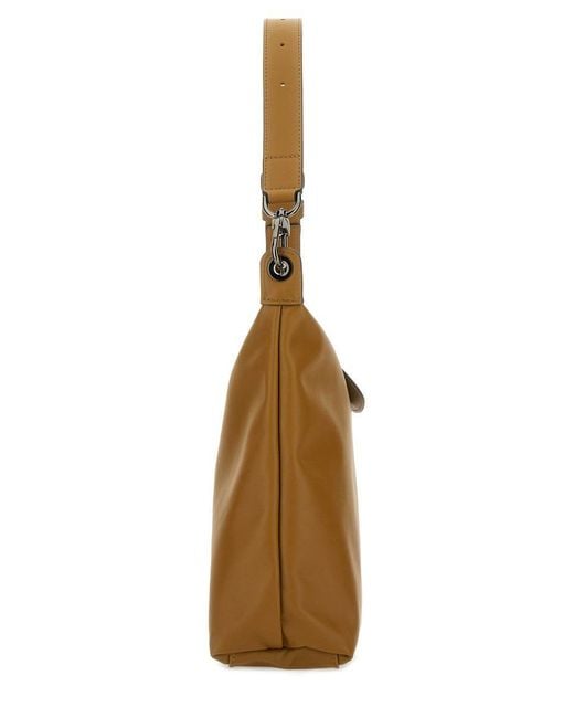Longchamp Brown "Le Pliage Xtra M" Hobo Bag