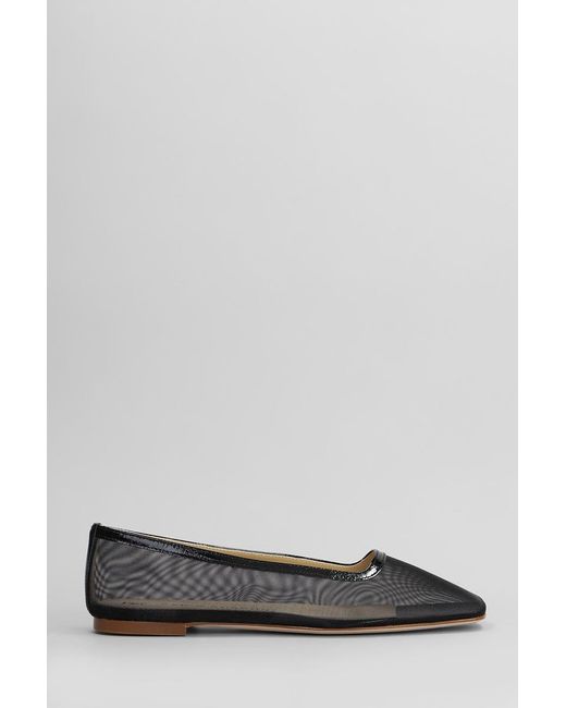 Fabio Rusconi Gray Ballet Flats