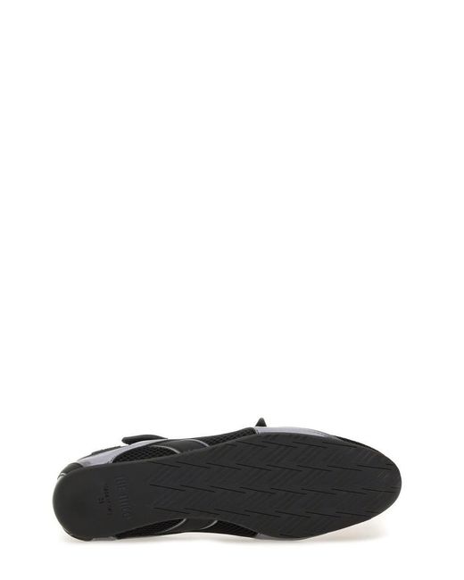 The Attico Black Ballerina Flat "Floor 1"