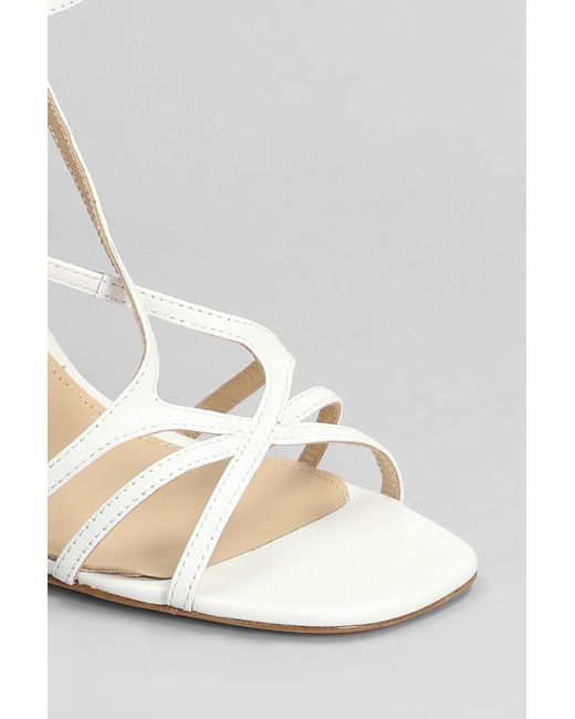 Lola Cruz White Angela 85 Sandals
