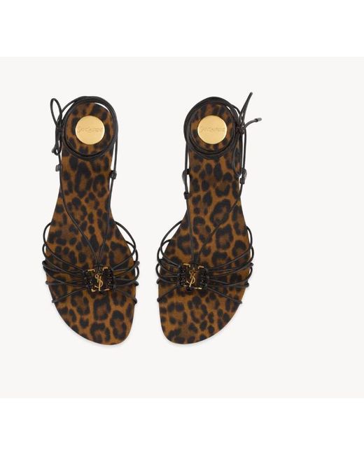Saint Laurent Black Flat Shoes