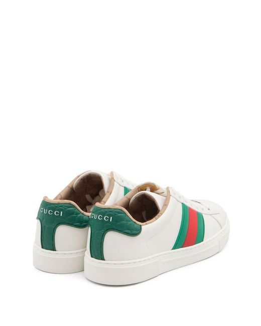Gucci Blue Ace Sneakers With Web Detail for men