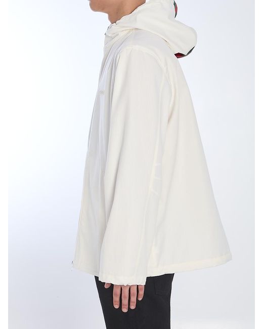 Gucci White Web Jacket for men