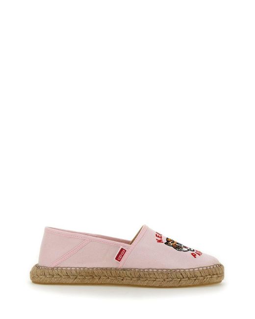 KENZO Pink Espadrille Slip-On
