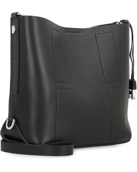 Hogan Black Hocket Piccola Hobo Bag